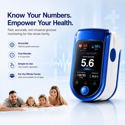 🧑‍⚕️Non-Invasive Daily Health Tracker | 💧 Needle-Free Wellness Trend Monitoring Device