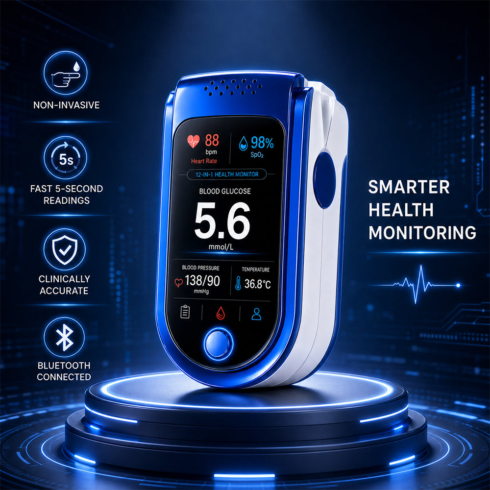 🧑‍⚕️Non-Invasive Daily Health Tracker | 💧 Needle-Free Wellness Trend Monitoring Device