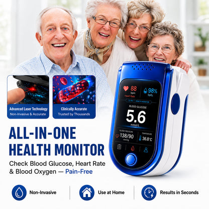 🧑‍⚕️Non-Invasive Daily Health Tracker | 💧 Needle-Free Wellness Trend Monitoring Device