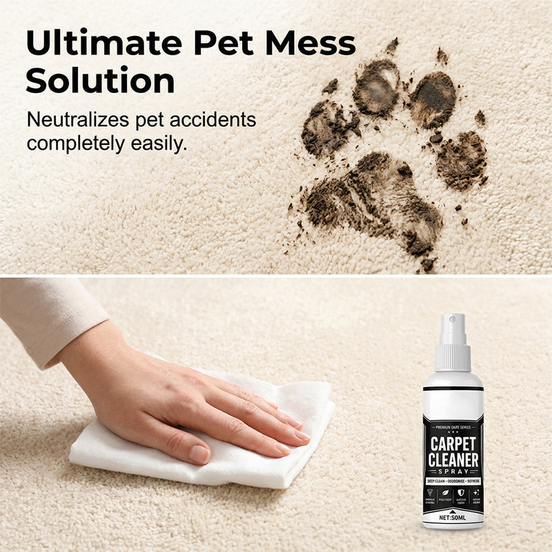 😱 Watch That Stain Disappear!Deep Cleaning Carpet Cleaner Spray