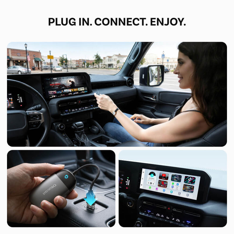 Play2Video X Wireless CarPlay/Android Auto All-in-1 Adapter