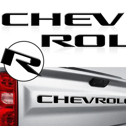 🚗3D Raised Tailgate Letters – Premium ABS Overlay Trim Stickers