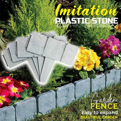 🏠 Faux Stone Garden Edging Border
