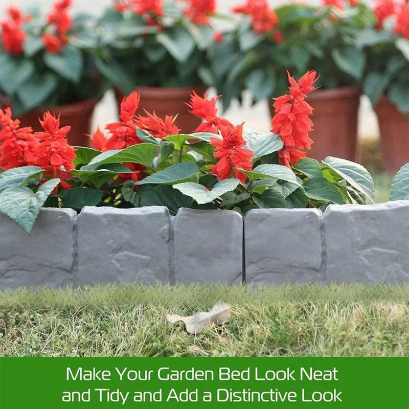 🏠 Faux Stone Garden Edging Border