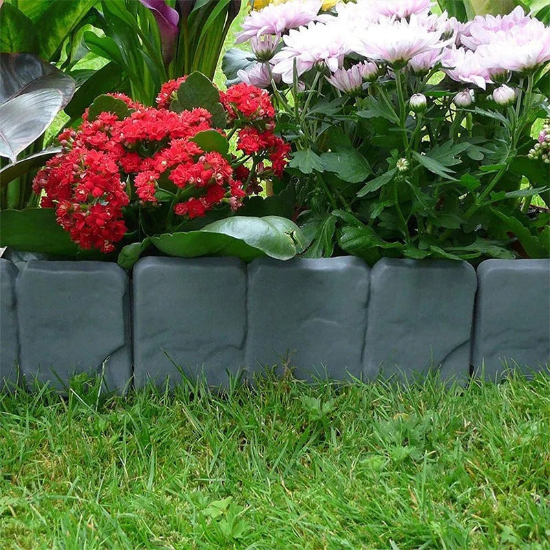 🏠 Faux Stone Garden Edging Border