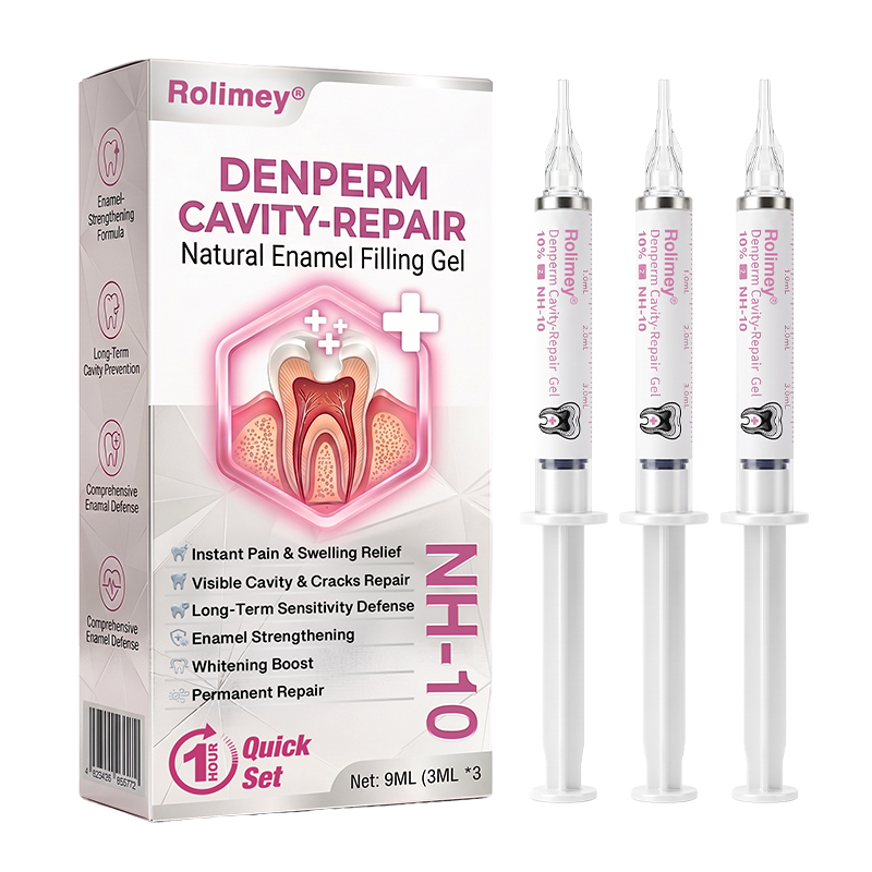 Natural enamel restoration gel for cavity repair