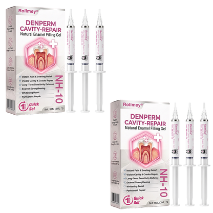 Natural enamel restoration gel for cavity repair