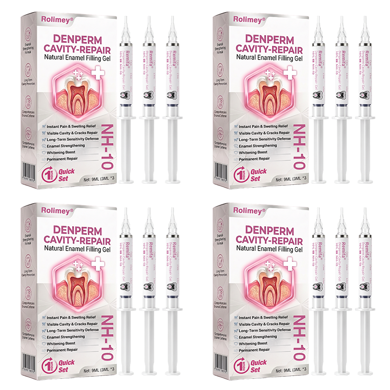 Natural enamel restoration gel for cavity repair