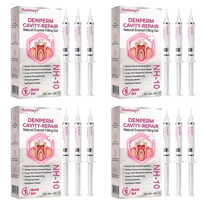 Natural enamel restoration gel for cavity repair