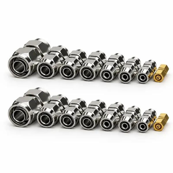 🚗Heavy-Duty Truck/RV Air Line Fitting Kit (8-Piece Set)