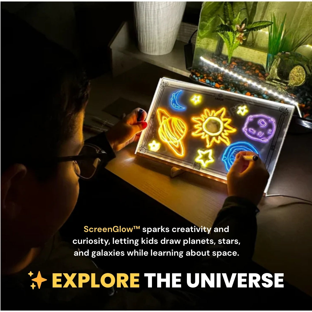 dht™⭐Rechargeable and Reusable LED Drawing Board For Children