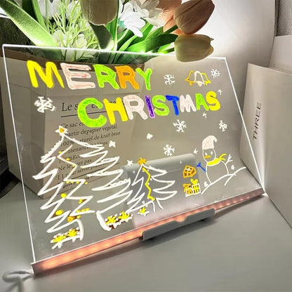 dht™⭐Rechargeable and Reusable LED Drawing Board For Children