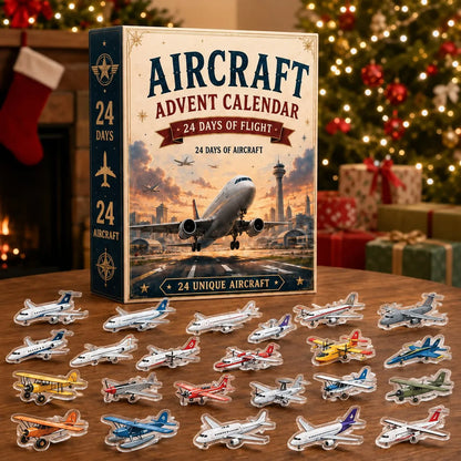 ✈️ Aircraft Advent Calendar 2026 | 24 Days of Flight with 24 Unique Miniature Airplanes, Jets & Aviation Collectibles 