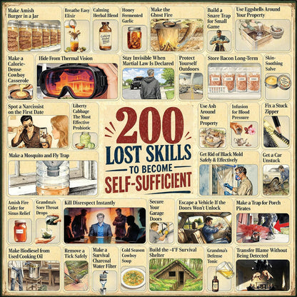 The Lost Skills of Independence: Be Ready for Anything Life Throws at You - Hardcover-Spiral