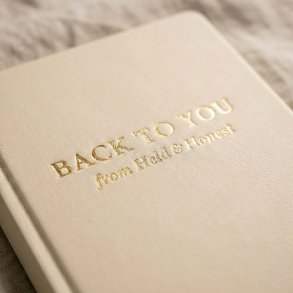 📚Back to You Journal – Reconnect With Your True Self, Daily Reflection & Mindfulness Notebook