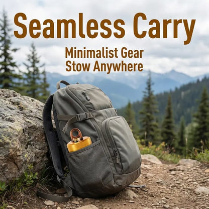 🏕️Self-Pressurized Alcohol Stove – Lightweight Aluminum & Copper Burner for Hiking, Camping & Survival