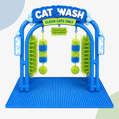 😺 Self-Grooming Cat Wash Station – Automatic Cat Grooming Brush