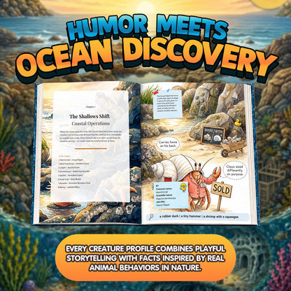 🧒The Secret & Curious Nature Encyclopedia Collection – Backyard & Ocean Creatures Set