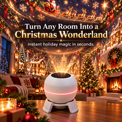 🎉✨Turn Any Room Into a Christmas Wonderland – Holiday Projection Night Light