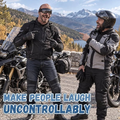 😎Funny ski mask with a realistic face – fun winter party equipment for outdoor groups