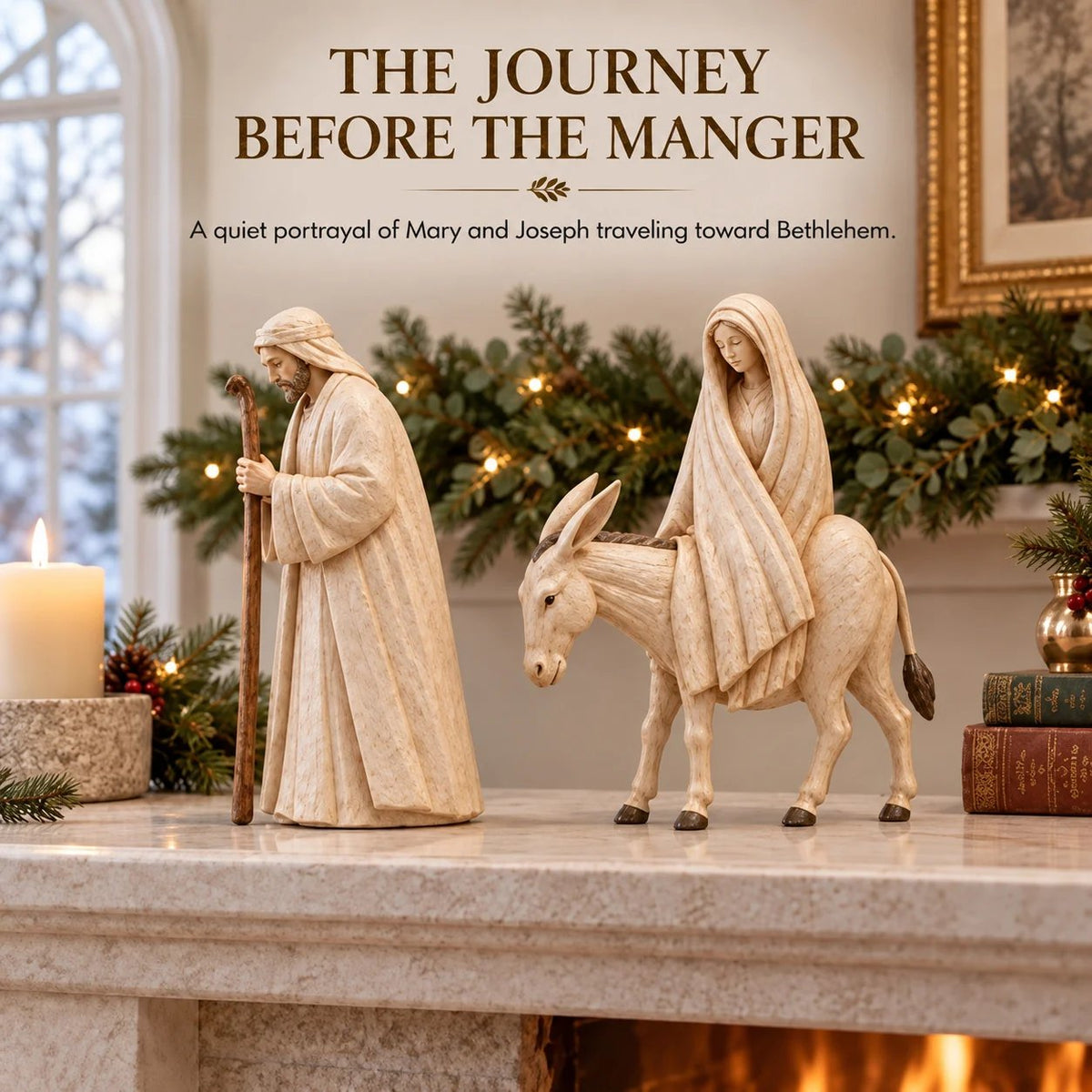 ✝️Journey to Bethlehem Nativity Figurine Set– A Timeless Christmas Story for Your Home