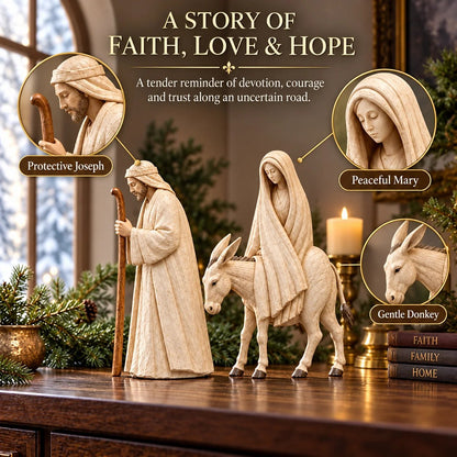 ✝️Journey to Bethlehem Nativity Figurine Set– A Timeless Christmas Story for Your Home