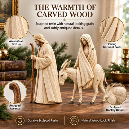 ✝️Journey to Bethlehem Nativity Figurine Set– A Timeless Christmas Story for Your Home