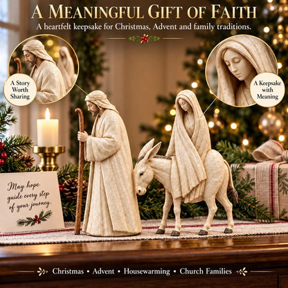✝️Journey to Bethlehem Nativity Figurine Set– A Timeless Christmas Story for Your Home