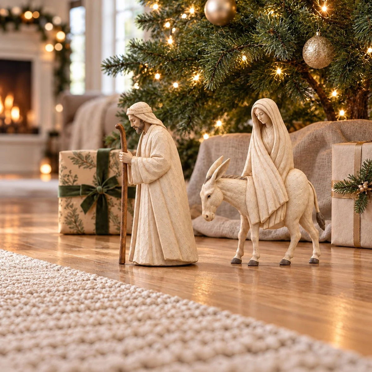 ✝️Journey to Bethlehem Nativity Figurine Set– A Timeless Christmas Story for Your Home