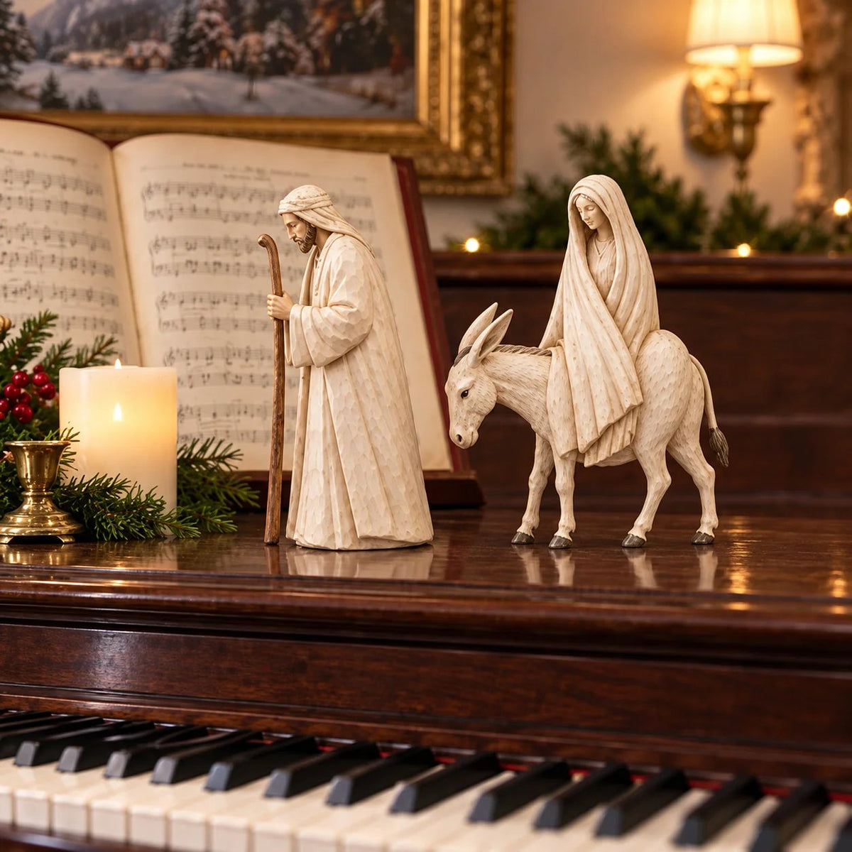 ✝️Journey to Bethlehem Nativity Figurine Set– A Timeless Christmas Story for Your Home