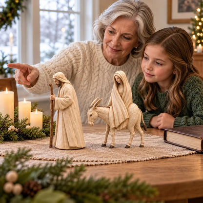 ✝️Journey to Bethlehem Nativity Figurine Set– A Timeless Christmas Story for Your Home