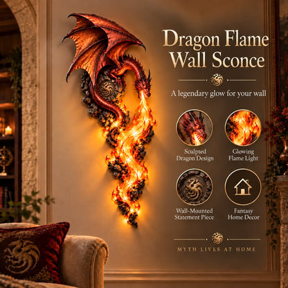 🐉 Dragonfire Guardian™ Wall Sconce – A Legendary Flame Awakens On Your Wall 🔥