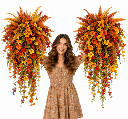 Autumn Porch Fern – The Fall Welcome That Never Wilts