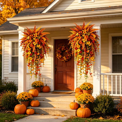 Autumn Porch Fern – The Fall Welcome That Never Wilts