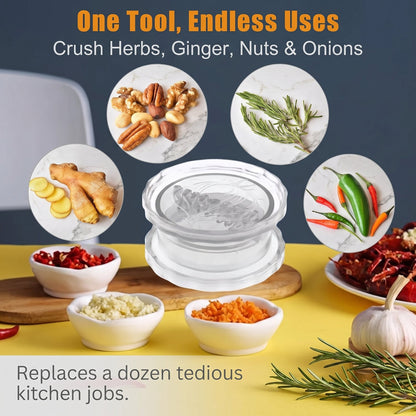 🧄 Manual Garlic Twister & Masher – Easy Twist Garlic Crusher（2 pcs)