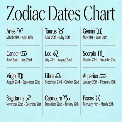 ♈ Glow-in-the-Dark Zodiac Bracelet – 12 Star Signs