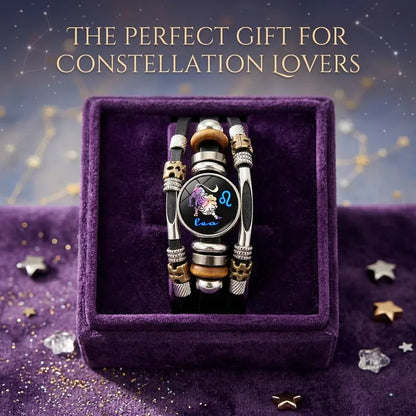 ♈ Glow-in-the-Dark Zodiac Bracelet – 12 Star Signs