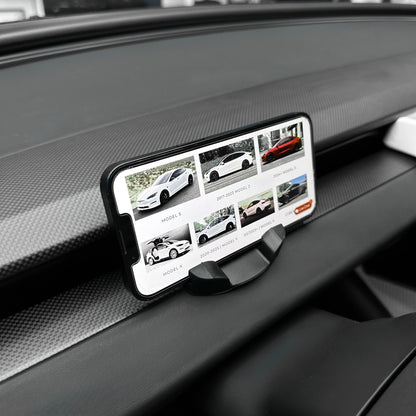 Phone Mount Holder Compatible with Tesla Model 3/Y 2021-2023 Model 3/Y 2024 Highland Accessories Silicone