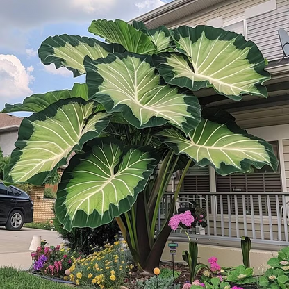 Giant Colorful Caladium Seeds-Colorful Foliage & Large Size