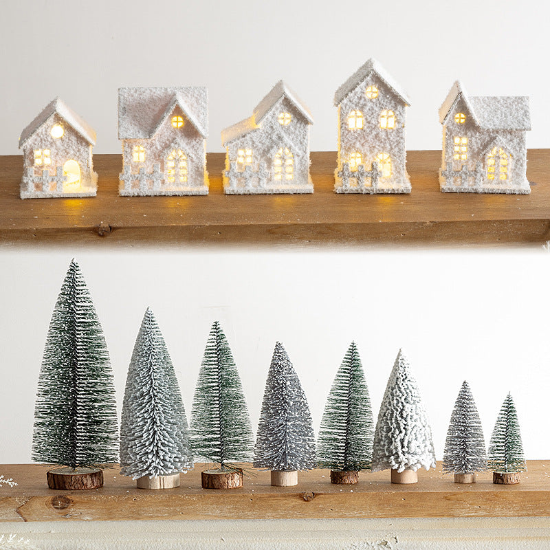 Christmas Village Sets with LED Light