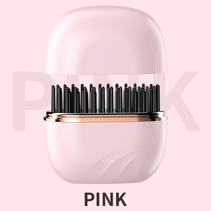 2-in-1 Mini Straightening Hair Brush