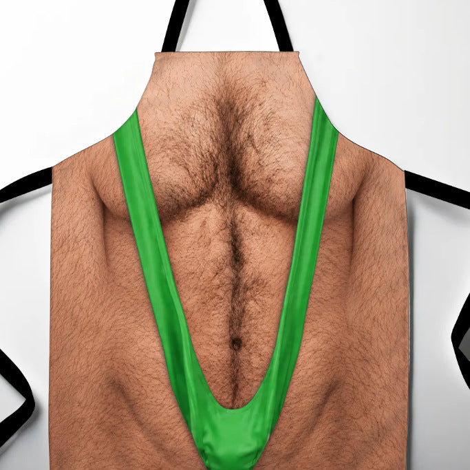 dht™⭐Muscle Man Body Apron🎁Funny Birthday Gift for Husband Grandpa