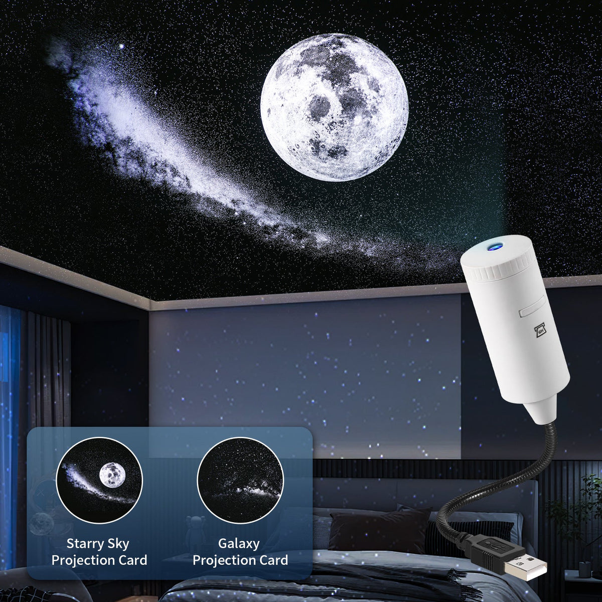 🔥 HD Star Projector—Bring the Galaxy Home