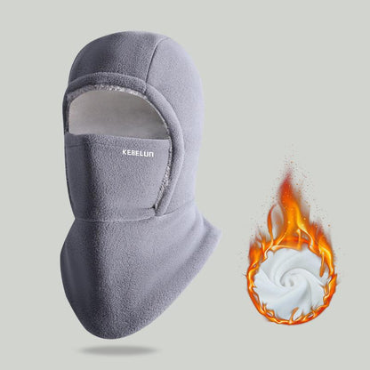 Winter Cycling Warm Windproof Face Mask Neckband Integrated Headgear