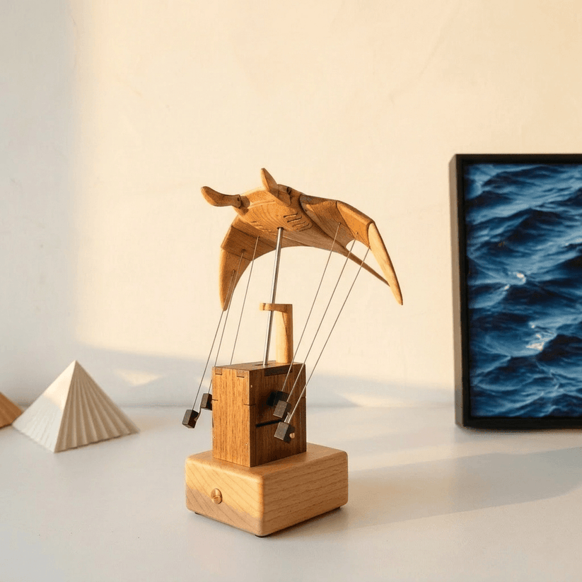 Inexcepted Wooden Manta Ray — The Gift Dad Won’t Forget 🐦‍