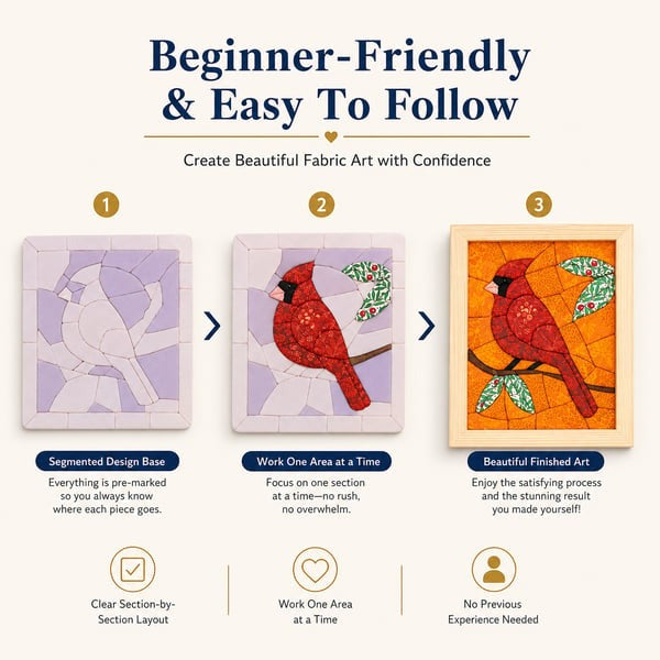 🧵 Premium No-Sew Kinusaiga Fabric Art Kit