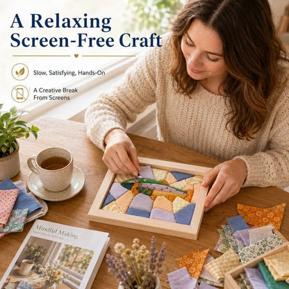 🧵 Premium No-Sew Kinusaiga Fabric Art Kit