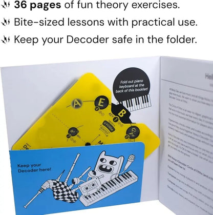 🎵Circle of Fifths Music Theory Decoder Set