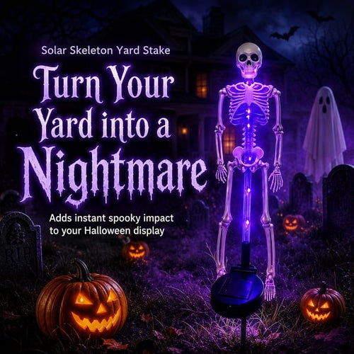 💀Solar Skeleton Yard Stake