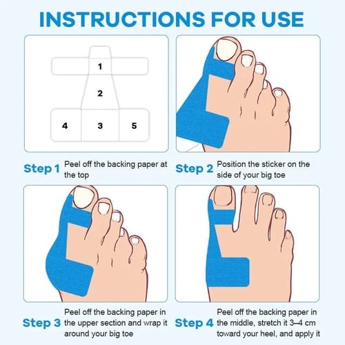 Pre-cut medical corrective tape